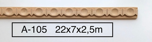 פס קישוט מעץ בוק 22X7 דגם A105