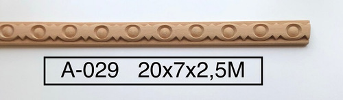 פס קישוט מעץ בוק 20X7 דגם A029