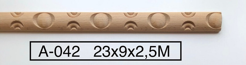פס קישוט מעץ בוק 23X9 דגם A042