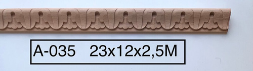 פס קישוט מעץ בוק 23X12 דגם A035