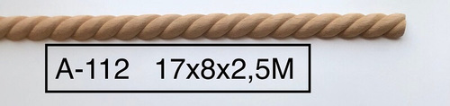 פס קישוט מעץ בוק 17X8 דגם A112