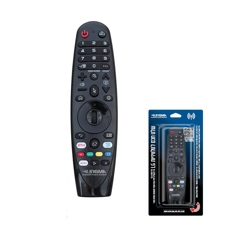 שלט חכם לטלוויזיות LG דגם SI-TV-LG2 מבית SIGMA