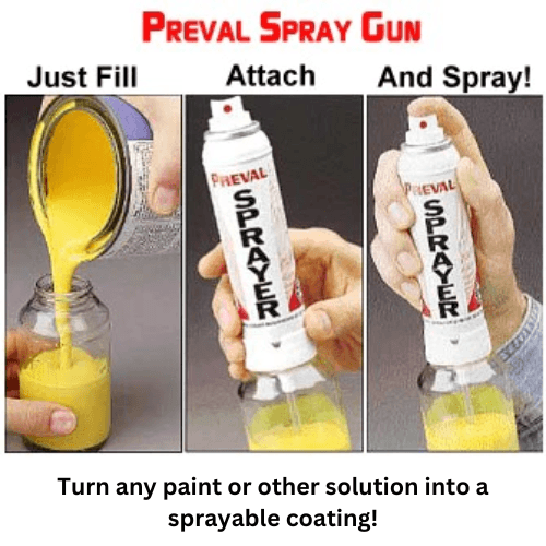 בקבוק ספריי קומפלט לתיקון PREVAL