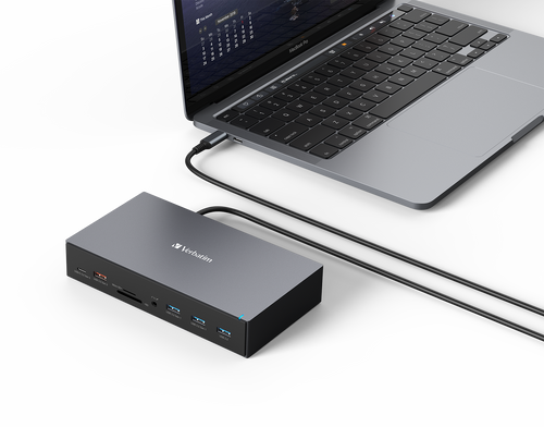 תחנת עגינה VERBATIM USB-C PRO DOCKING STATION 17 PORT ורבטים
