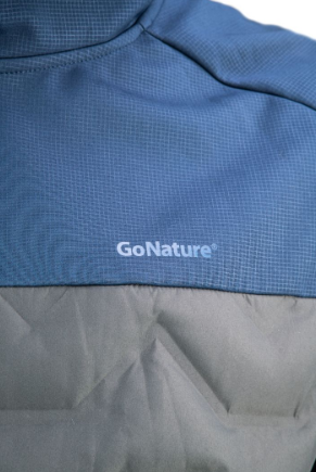 מעיל גברים משולב GN SFS HYBRID שחור - Go Nature