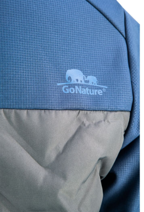 מעיל גברים משולב GN SFS HYBRID שחור - Go Nature