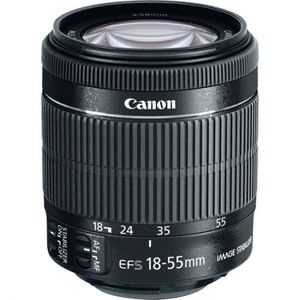 עדשה Canon EF-S 18-55mm f/3.5-5.6 IS STM - יד שניה!