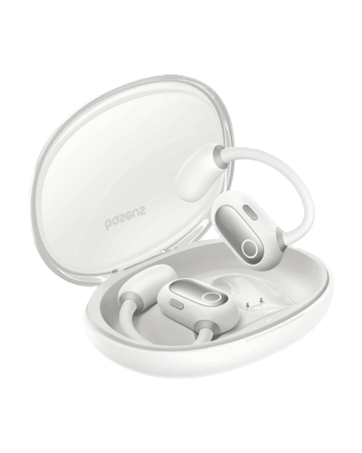 אוזניות אלחוטיות Baseus Eli Sport 1 Open-Ear TWS Earbuds, צבע לבן, שנה אחריות יבואן רשמי 