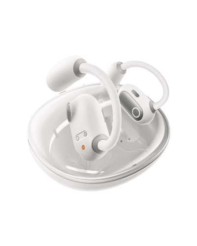 אוזניות אלחוטיות Baseus Eli Sport 1 Open-Ear TWS Earbuds, צבע לבן, שנה אחריות יבואן רשמי 