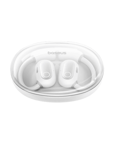 אוזניות אלחוטיות Baseus Eli Sport 1 Open-Ear TWS Earbuds, צבע לבן, שנה אחריות יבואן רשמי 
