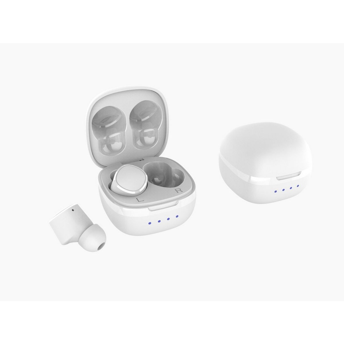 אוזניות בלוטוס אלחוטיות בצבע לבן Acer Go True GP.HDS11.010 Wireless BT Earbuds