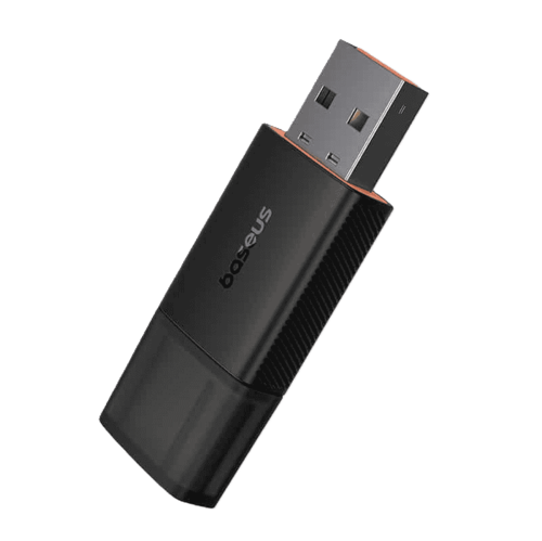 מתאם רשת אלחוטי Baseus WiFi Adapter 650Mbps, צבע שחור, שנה אחריות יבואן רשמי 