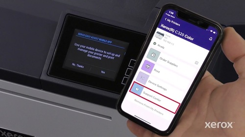 מדפסת לייזר צבעונית Xerox C320V/DNI
