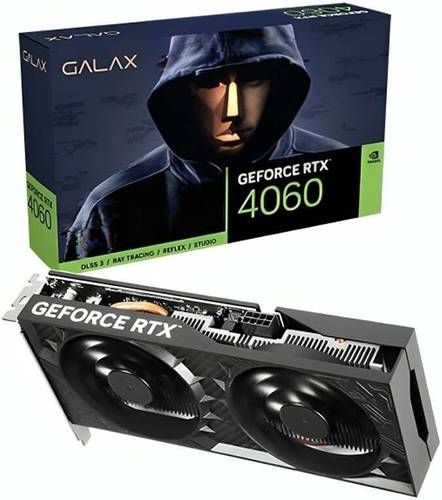 כרטיס מסך חברת GALAX דגם RTX 4060 1-Click OC 8GB GDDR6X 1xHDMI 3xDP