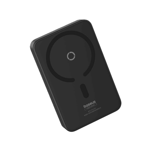 סוללת גיבוי Baseus 5000mAh 20W MagSafe, צבע שחור, שנה אחריות יבואן רשמי 