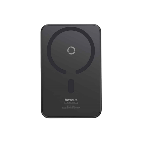 סוללת גיבוי Baseus 5000mAh 20W MagSafe, צבע שחור, שנה אחריות יבואן רשמי 