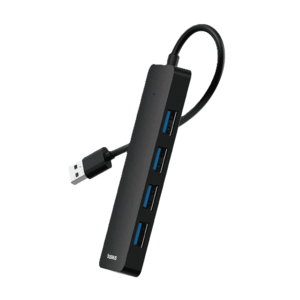מפצל Baseus 4-Port HUB, צבע שחור, שנה אחריות יבואן רשמי 
