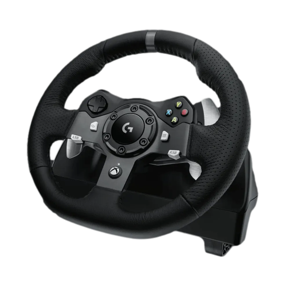 ערכת נהיגה - הגה הילוכים ודוושות למשחקי מרוץ Logitech G29 PS4/PS5/PC לוג