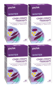 ויטמין C500 ליפוזומלי | 500 מ"ג ויטמין C ליפוזומלי | מכיל 240 כמוסות | מבצע רביעייה |