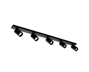 5 ספוטים שחור GU10-LED 5X13W