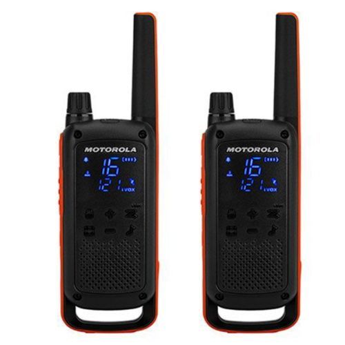 זוג מכשירי קשר Motorola TALKABOUT T82 -אופציה אזניות