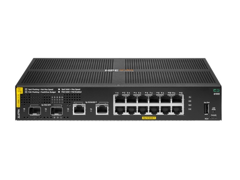 מתג POE מנוהל מלא HPE Aruba 6000 48G 4SFP Swch JL679A