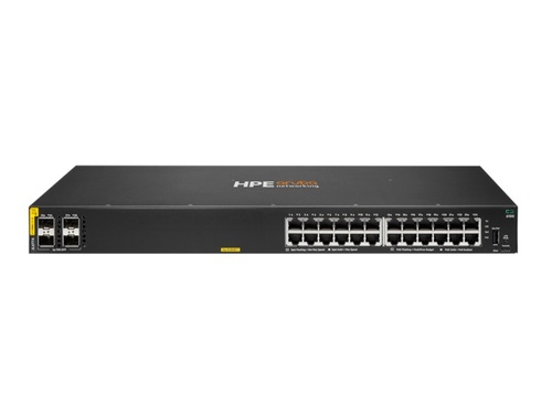 מתג POE מנוהל מלא HPE Aruba 6100 24G CL4 POE 370W 4SFP+ Swch
