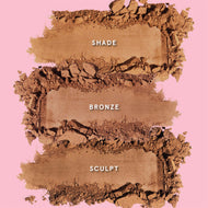 ברונזר/שימר וואן סייז ONE/SIZE Made for Shade Bronze & Sculpt Trio Palette