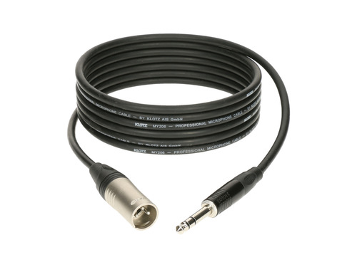 כבל 3מ' מאוזן XLR-PL זכר KLOTZ M1MS1K0300 BALANCED
