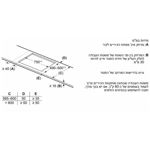 כיריים אינדוקציה 80 ס