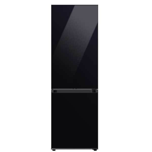מקרר מקפיא תחתון Samsung Bespoke סמסונג זכוכית שחור פיאנו דגם RB35A6222BK