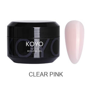 קויו - KOYO בילדר ג’ל בנייה 50 מ"ל  clear pink