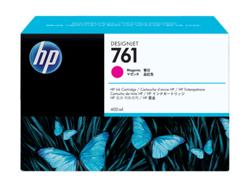 מחסנית דיו במגנטה HP 761 DesignJet Ink Cartridge בנפח 400 מ