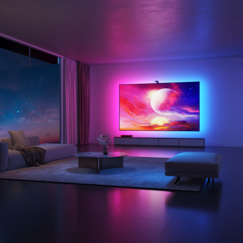 מערכת תאורה לטלוויזיות 55-65