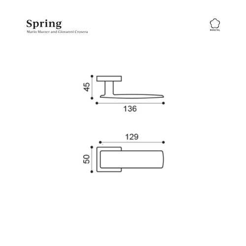 שרטוט טכני ידית SPRING