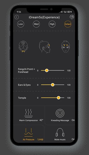 קסדת עיסוי Breo iDream 5S