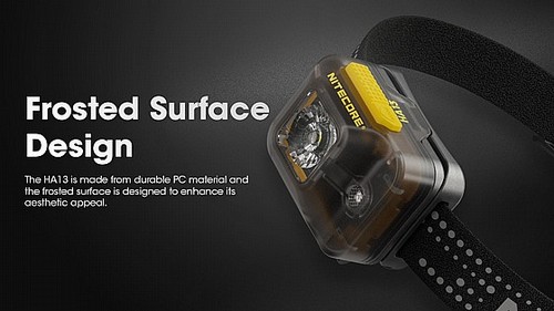 פנס ראש 350 לומן HA13 סוללות AAA מבית NITECORE