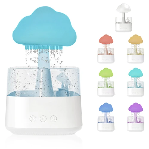 מפיץ ריח מכשיר אדים עם תאורה בעיצוב ענן Cloud