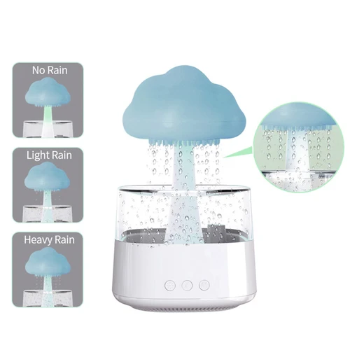 מפיץ ריח מכשיר אדים עם תאורה בעיצוב ענן Cloud