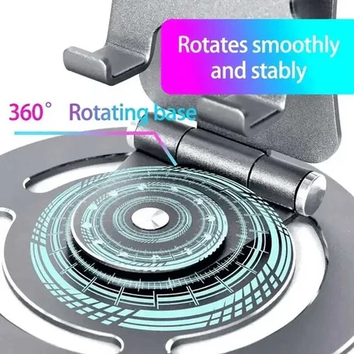 מעמד מתכת שולחני לנייד ולטאבלט Lazy Steel 360