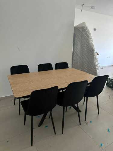 שולחן אוכל מלבני נפתח אלון טבעי3