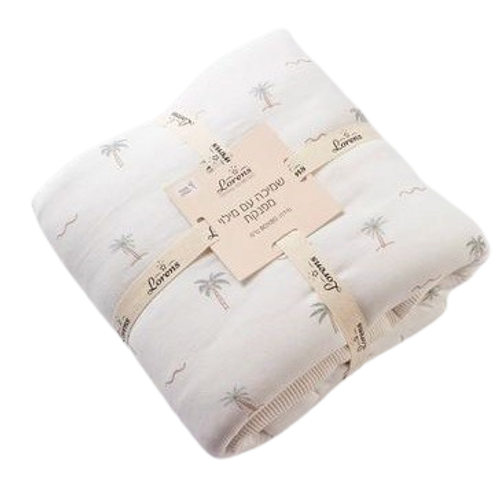 שמיכה עם מילוי green tree וופל - אופוויט 80X80