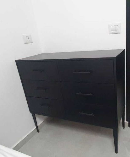 שידת מגירות לוסיאנו שחור