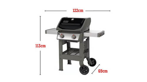 גריל גז 2 מבערים 26,500 BTU דגם Spirit II E-210 מבית Weber