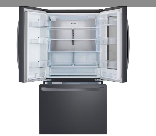 מקרר 3 דלתות מקפיא תחתון 750 ליטר LG GMZ765 נירוסטה מושחרת אל ג'י