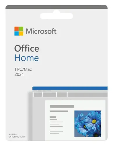 Microsoft קוד דיגיטלי Office Home 2024 מנוי יחיד עבור מחשב PC או Mac אחד