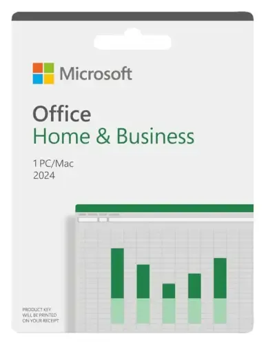  Office Home and Business 2024 מנוי יחיד עבור מחשב PC או Mac אחד כולל Outlook Microsoft 