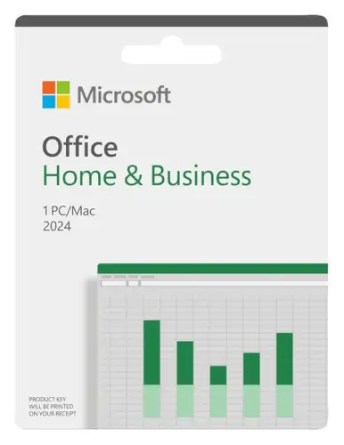  Office Home and Business 2024 מנוי יחיד עבור מחשב PC או Mac אחד כולל Outlook Microsoft 