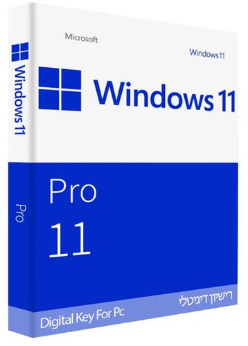 Microsoft מערכת הפעלה Windows 11 PRO 64bit