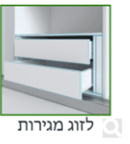 ארון דגם רחל ב2 דלתות